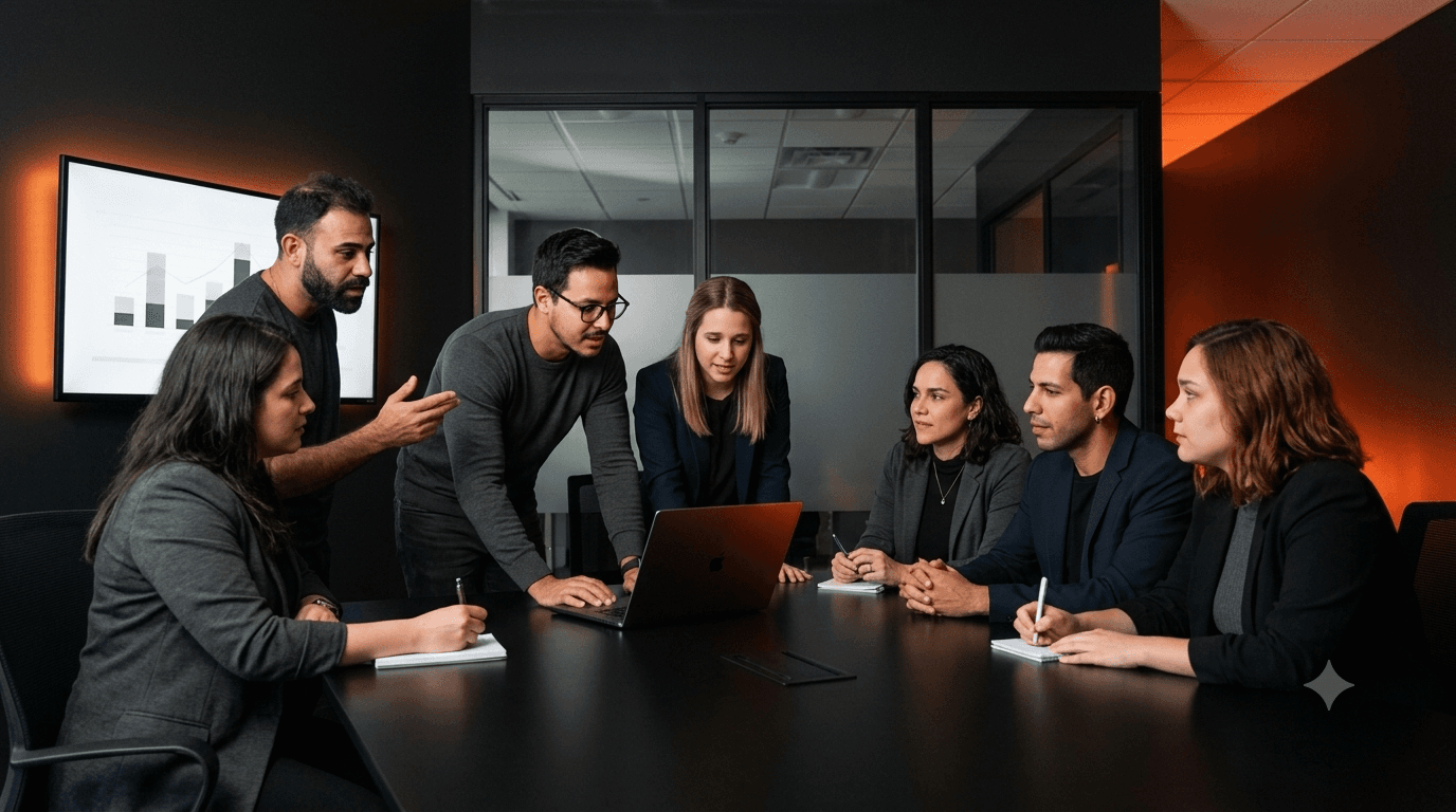 Digital marketing agency in Hialeah The team at tamer, a digital marketing agency in Hialeah, planning growth strategies for local businesses