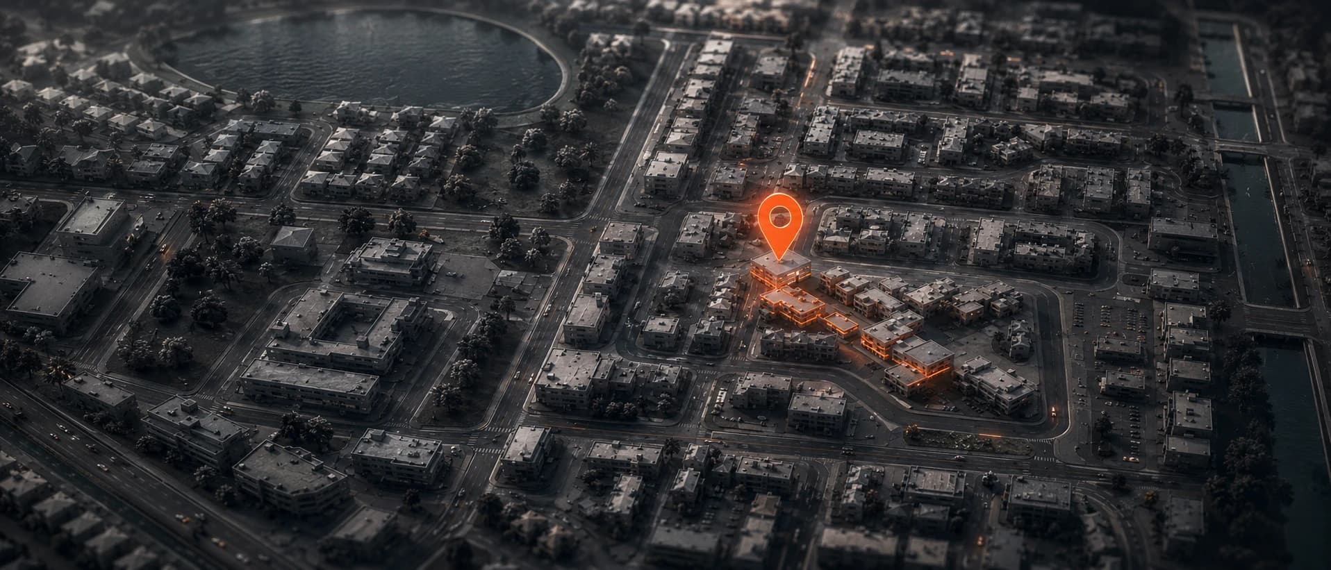 Aerial-style map marking tamer's office at 6175 NW 186th Street in Hialeah